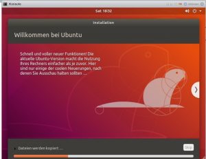Ubuntu Installscreen